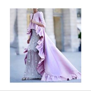 Ruffled Maxi Tunic Top